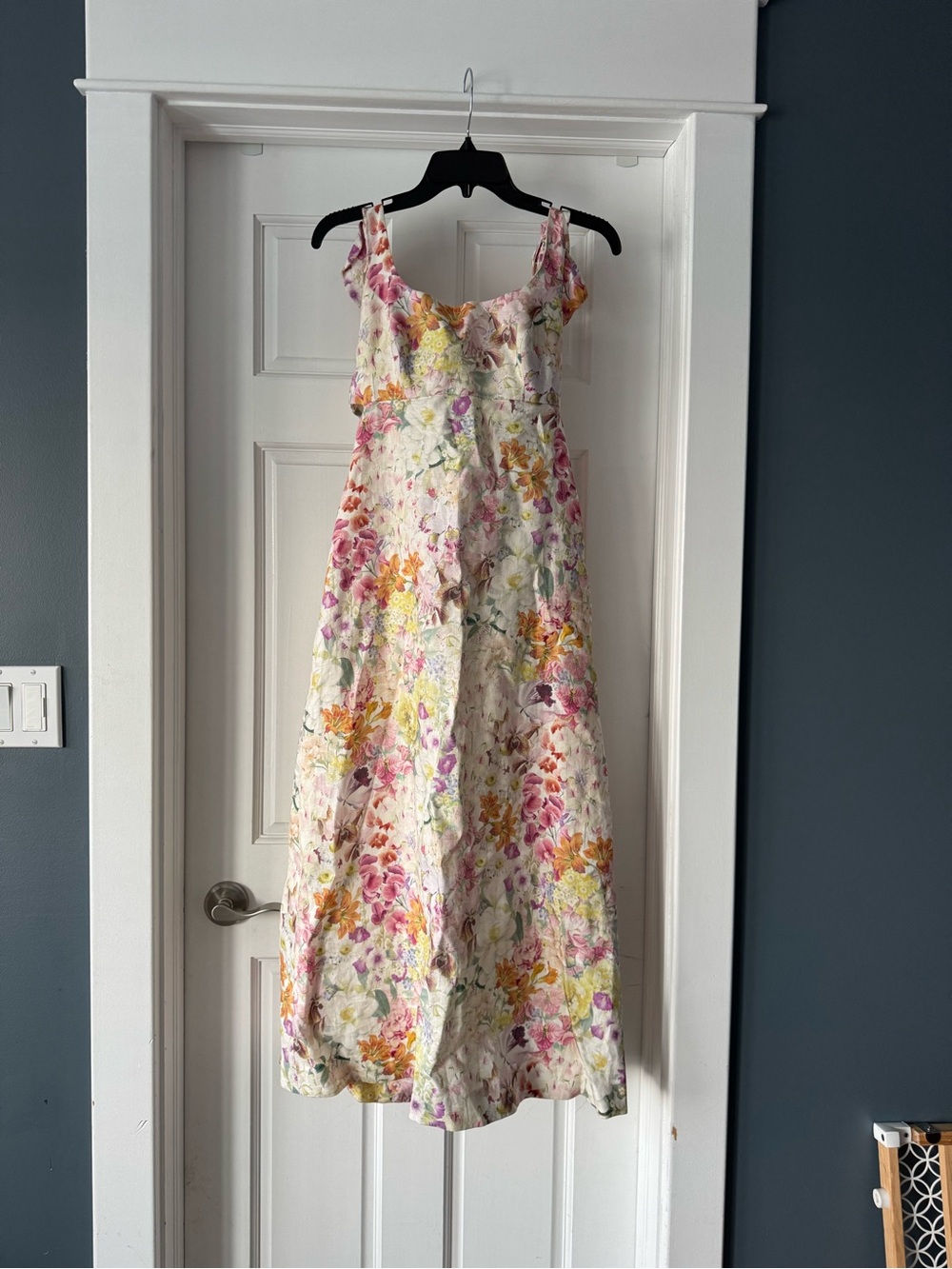 Zimmermann kaleidoscope garden harmony shoulder tie dress